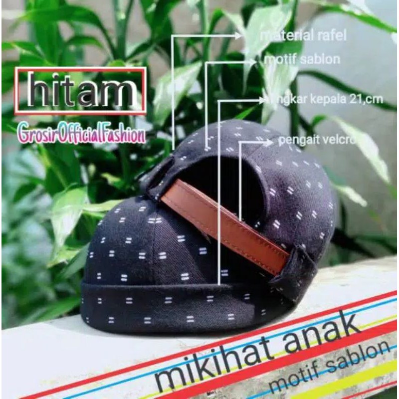 Miki hat bercak Anak / Miki hat UAS / peci Miki hat