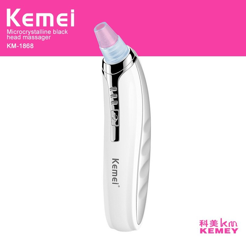 Kemei KM-1868 Electric Portable Removal Blackhead komedo Suction Facial Pore Cleaner