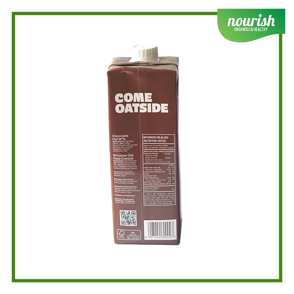 Oatside Oat Milk Chocolate 1L