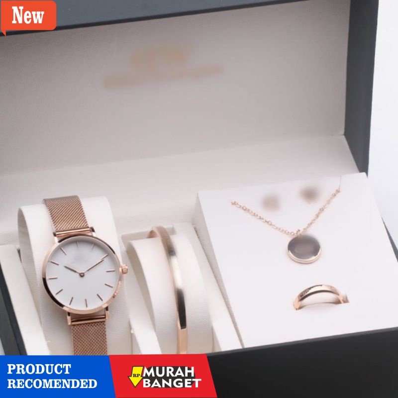 Jam analog wanita terbaik- GROSIR JAM TANGAN WANITA DW PREMIUM PETITE PASIR RANTAI STAINLESS PAKET 1