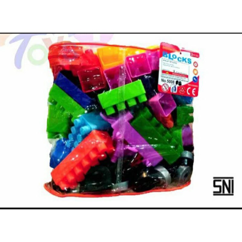 blok lego building block kemasan besar mainan edukasi anak
