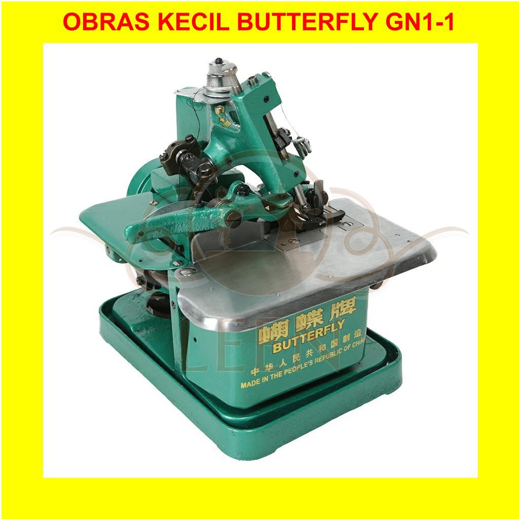 Mesin Jahit Obras 3 Benang BUTTERFLY GN1 GN-1 (KEPALA) ORI LEEN