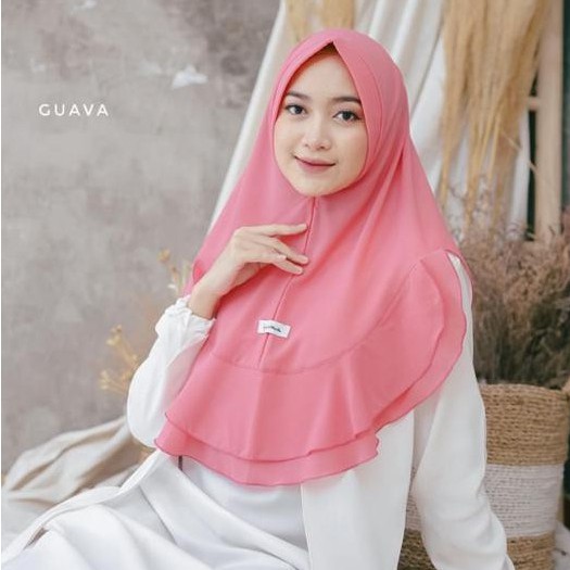KHIMAR AMEERA ORIGINAL BYDEVINA-Guava