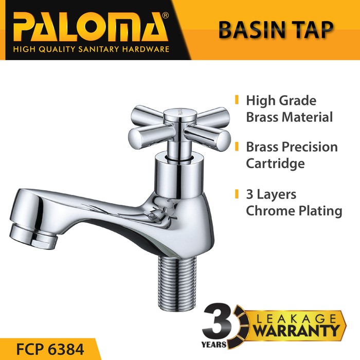 PALOMA FCP 6384 Keran Wastafel Sink Cuci Tangan Basin Meja Kran Air