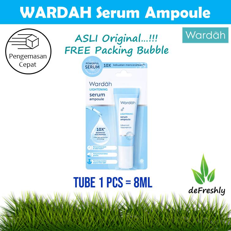 ❤ defreshly ❤ Wardah Lightening Series - Day / Night Cream Niacinamide | Serum Ampoule | Cleansing Milk | Micellar Wash | Gentle Exfoliator | Whip Foam