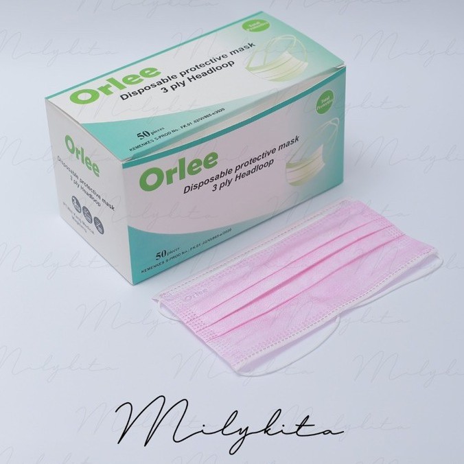 MASKER 4 LAPIS CAREION  DISPOSABLE WARNA DELICATED