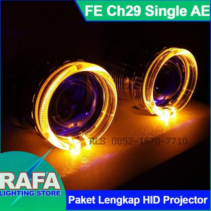 Ss Vahid Flying Eagle - Hid Projector Crystal Halos - Blue Lens -