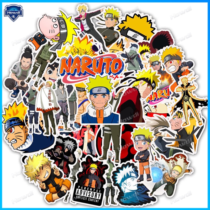 Stiker Motif Anime Naruto Tahan Air Untuk Helm Motor