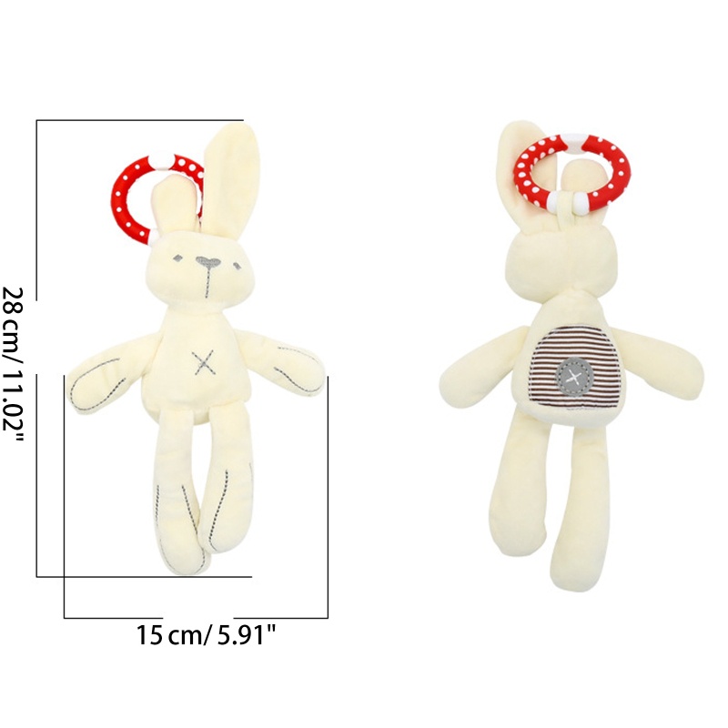 Mary 8 ''Lovely Plush Rabbit/Bear Untuk Boneka Lembut Tidur Mainan Bayi Hadiah Kamar Pembibitan D