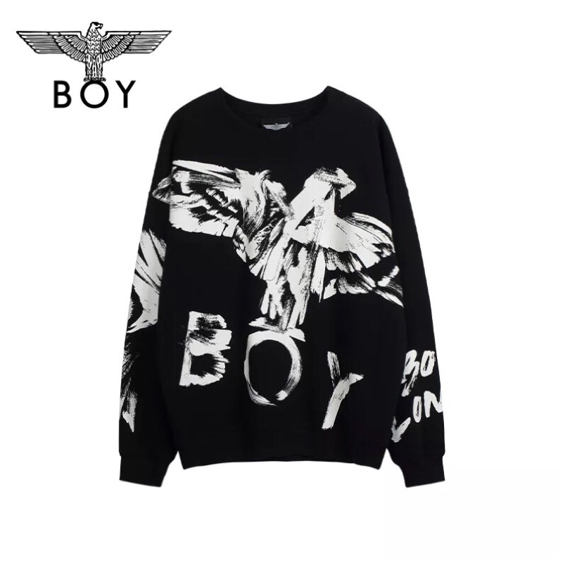 BOY19 SWEATER HOODIE BOY LONDON WINGS IMPORT PRIA WANITA ASIA EROPA KOREA