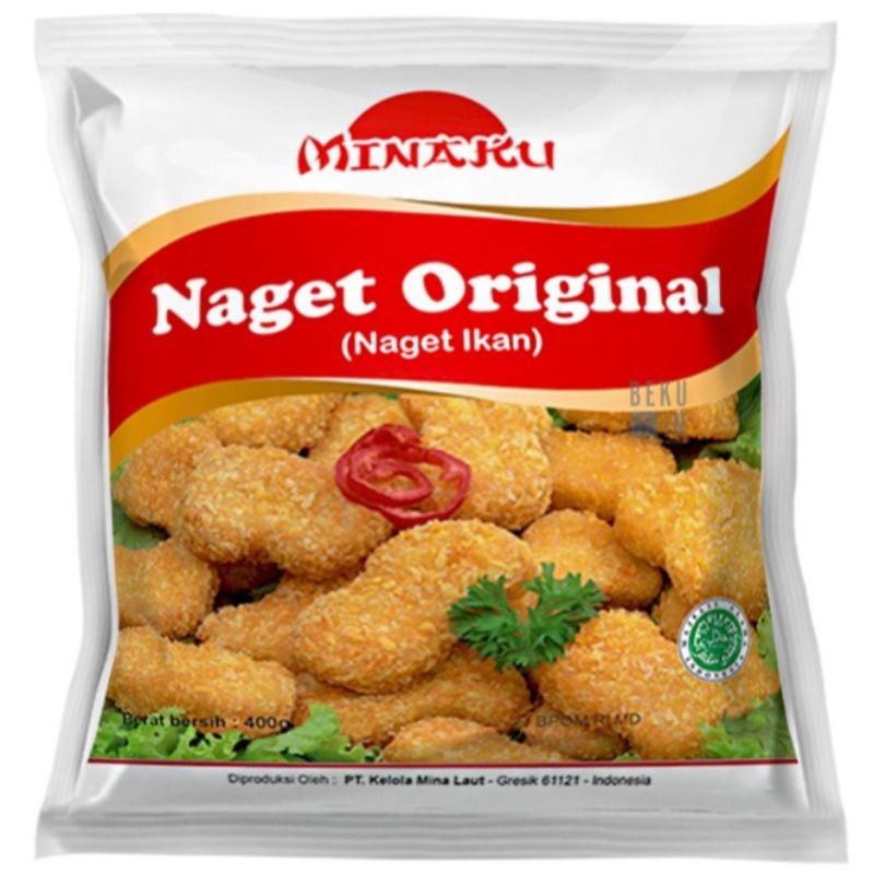 MINAKU NUGGET IKAN/ FISH NUGGET ORIGINAL 400gram