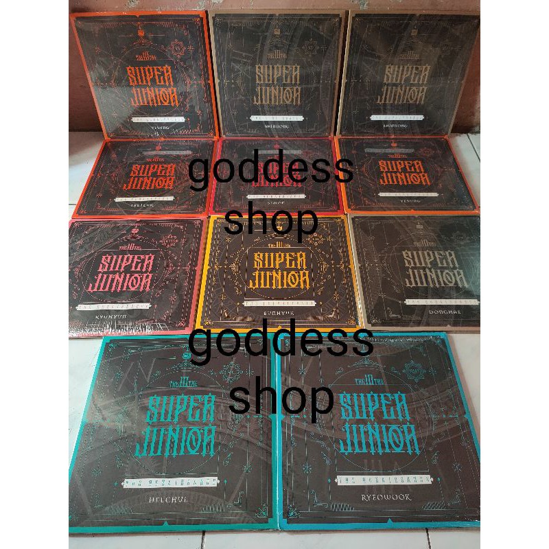 Super Junior Renaissance Album SEALED DAN UNSEALED (Eunhyuk, Donghae, Kyuhyun, Yesung, Ryeowook)