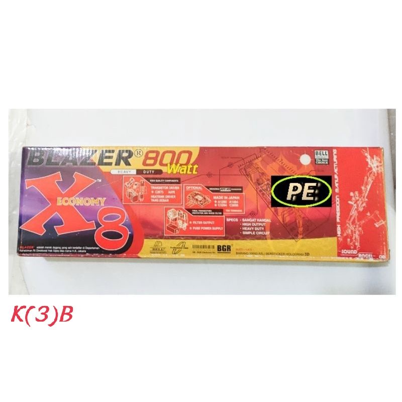 ====> KIT POWER BLAZER  800 WATT  ECONOMY X-8 BELL