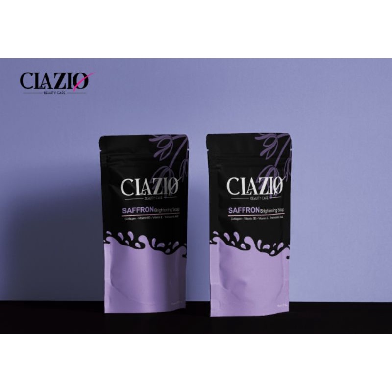 Clazio Saffron Brightening Soap / Sabun Wajah