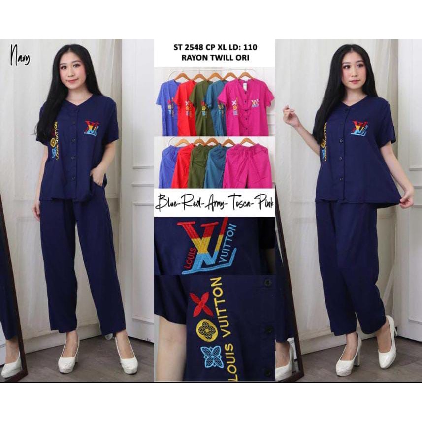 Setelan CP Twill | Setelan Celana Panjang Bahan Twill