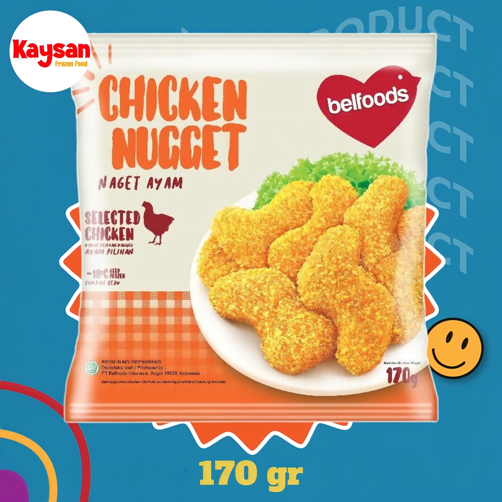 

BELFOODS CHICKEN NUGGET 170 GRAM