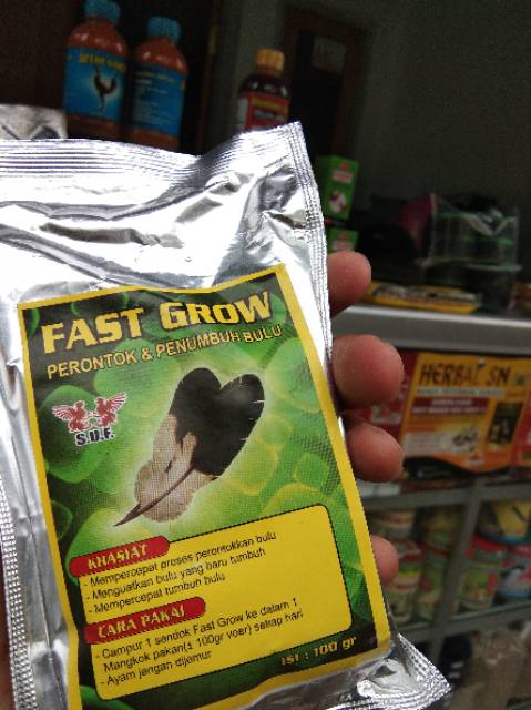 FAST GROW perontok dan penumbuh bulu