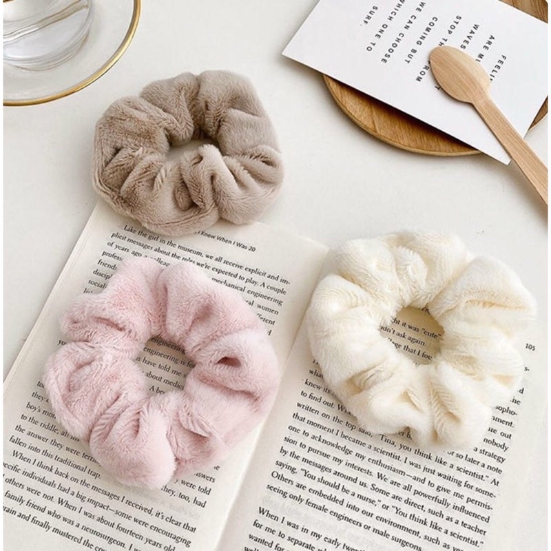 Aksesoris Ikat Tali Kuncir Rambut Scrunchie Hijab Korea Murah / Set Scrunchie - Kunciran / Ikat Rambut Cepol Hijab / Jilbab [ Gratis Ongkir ]