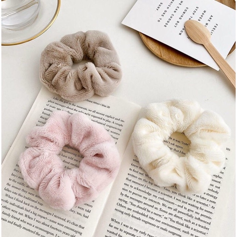 Aksesoris Ikat Tali Kuncir Rambut Scrunchie Hijab Korea Murah / Set Scrunchie - Kunciran / Ikat Rambut Cepol Hijab / Jilbab [ Gratis Ongkir / Cod ]