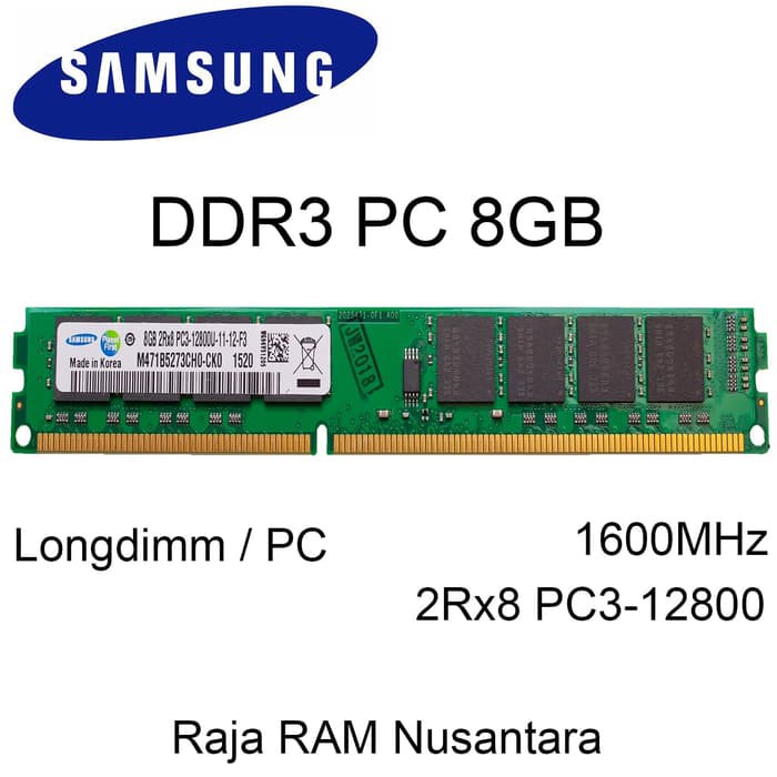 [BARU] RAM / MEMORY SAMSUNG PC DDR3 8GB
