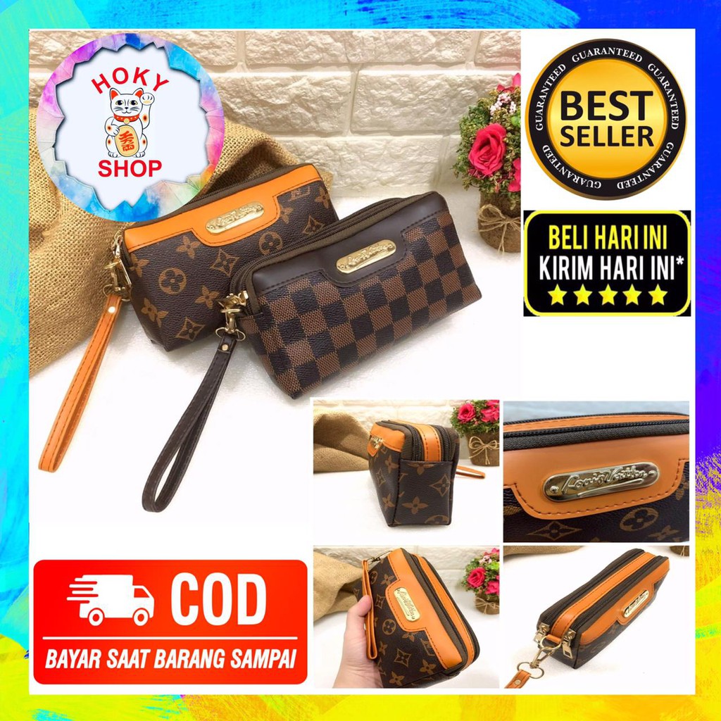 DOMPET LV CUCUMBER KOTAK DOMPET WANITA PANJANG