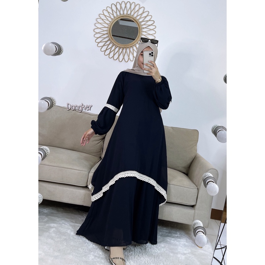 Gamis Malaysia Renda Model Terbaru