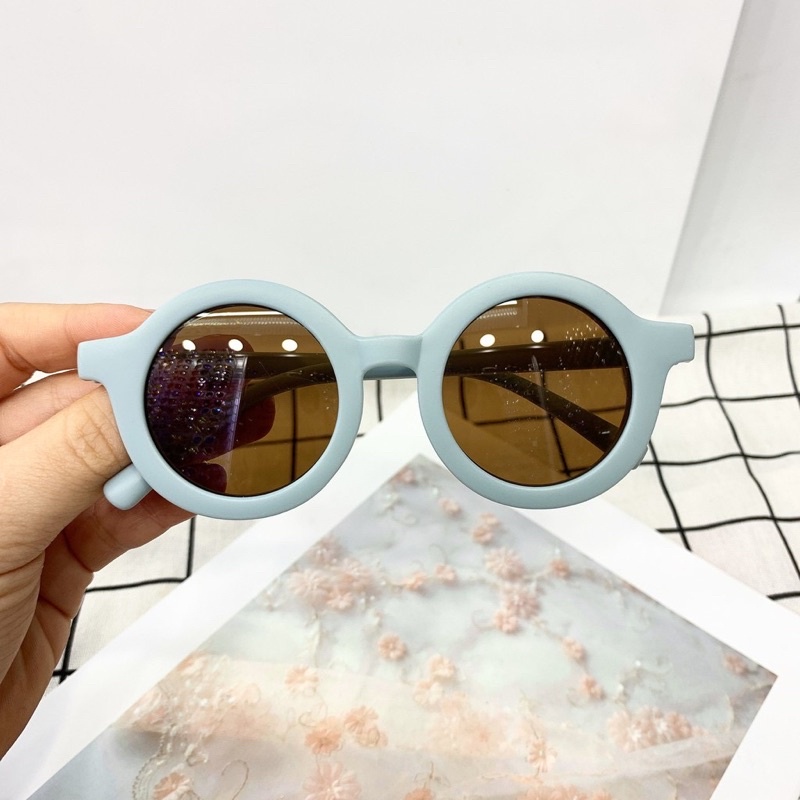Kacamata anak/Kacamata Vintage 1-7 tahun-BLUE DV