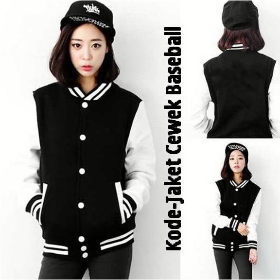 Jaket Cewek Baseball/Jaket Keren/Jaket Wanita Korea