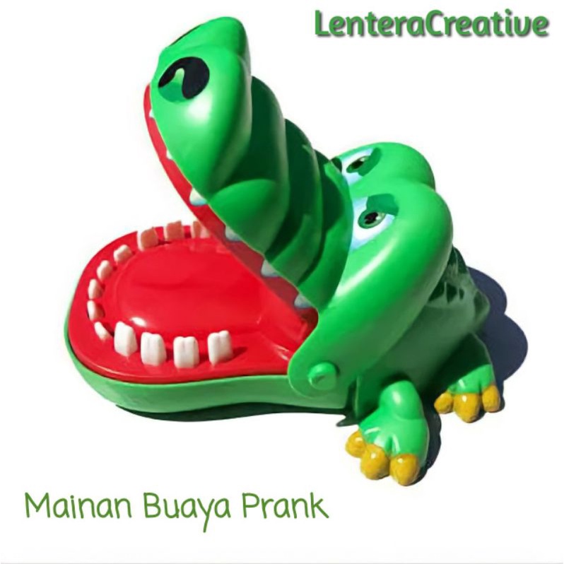 MAINAN BUAYA PRANK, BUAYA GIGIT JARI TANGAN, CROCODILES DENTIST