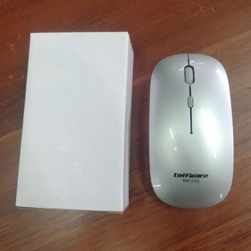 Taffware Mouse Bluetooth 5.2 Rechargeable - M8120G - Silver