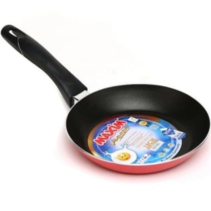 Diskon Maxim Valentino Wajan Teflon Frypan Ukuran 18 Cm Terbaru