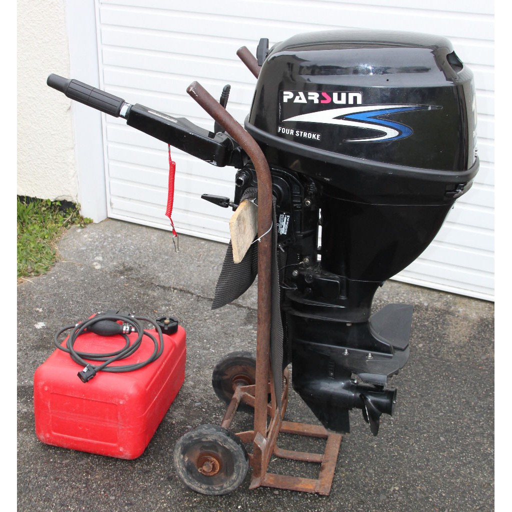 Mesin tempel 15 HP bensin merk Parsun,garansi,tersedia sparepart