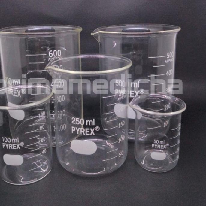 Gelas Kimia PYREX Beaker Glass ..