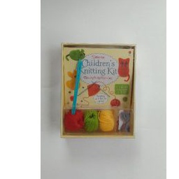 Usborne Children's Knitting Kit with a step by step Usborne book