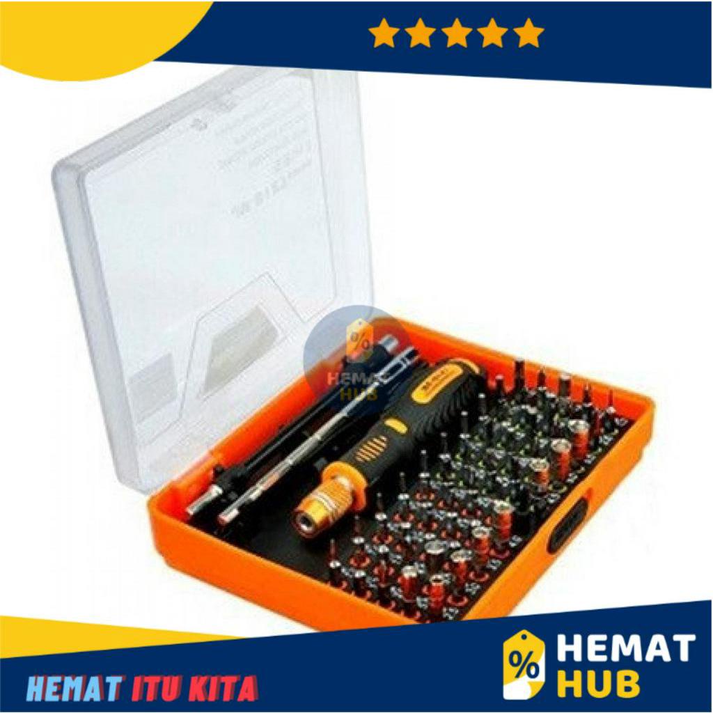 Obeng Set Jakemy 53 in 1 Precision Screwdriver Repair Tool Kit Kotak Multifungsi Multitool Reparasi