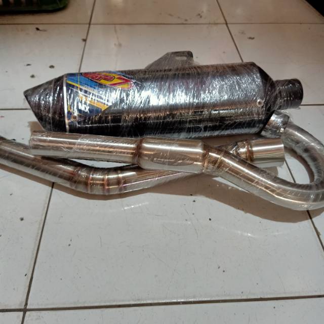 Knalpot gp7 mx series motor honda crf 150l original