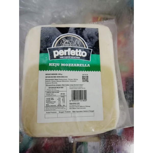 

Perfetto keju mozzarella 250gr