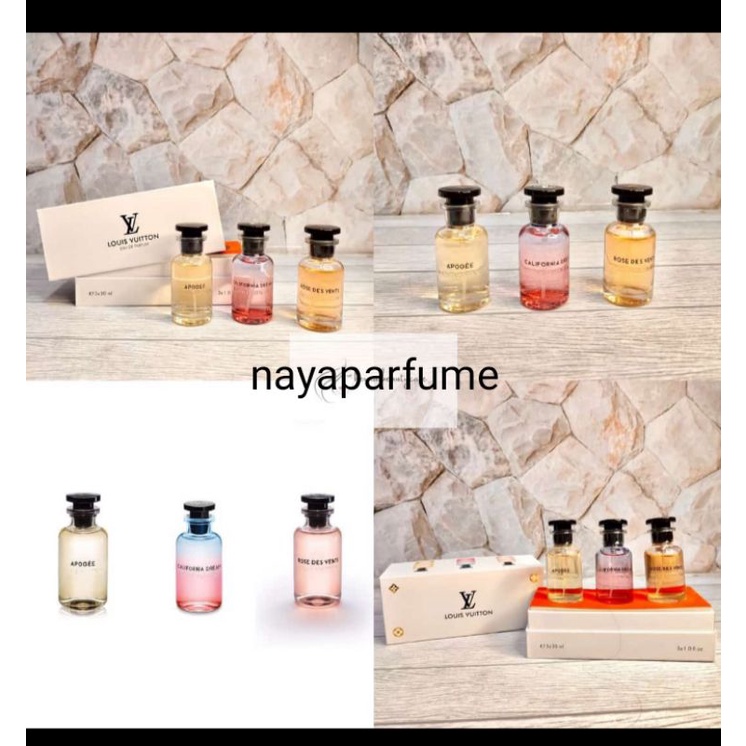 LV gift set 3in 1 parfum murah original singapore parfum wanita