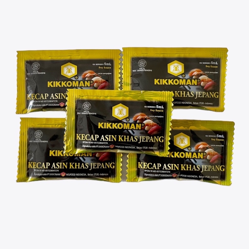 

Kikkoman kecap asin jepang gimbap sushi halal 5ml