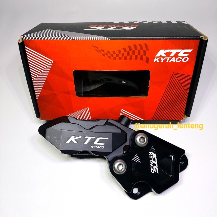 Brake Caliper Kaliper Depan Pala Babi KTC 4P Embos Kecil NMax Aerox - Hitam