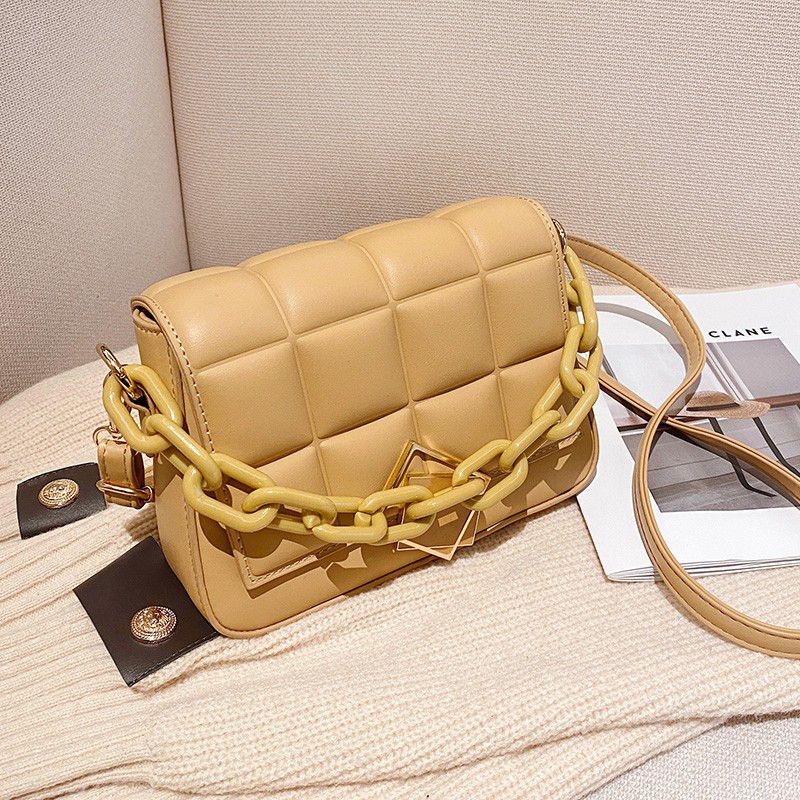 tas slempang wanita elegan fashion bag woment croco rantai daemon kulit