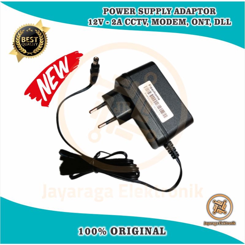 Switching Power Supply Adaptor FIBERH0ME Output 12V 1.5A ORIGINAL