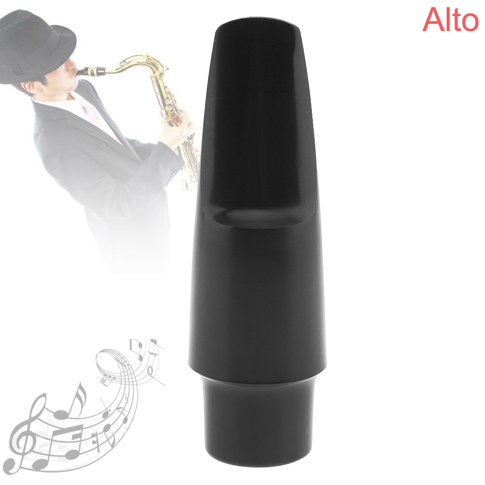 Mouthpiece Alto Saxophone Profesional Bahan Bakelite Warna Hitam