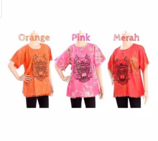 BH 169  meygrosir Baju bali barong katun dsr wrn xxl