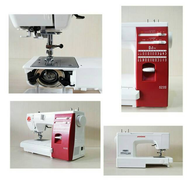 Mesin Jahit JANOME 523S Portable - Body Full Besi