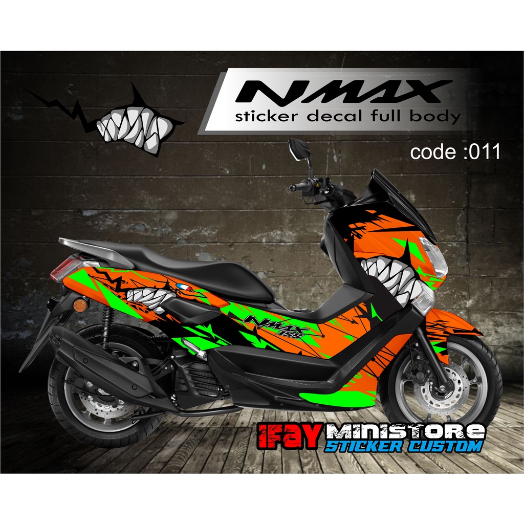 stiker motor decal NMAX old stiker full body Motor