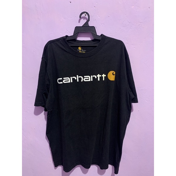 Baju Kaos second original CARHARTT MADE MEXICO kaos pria