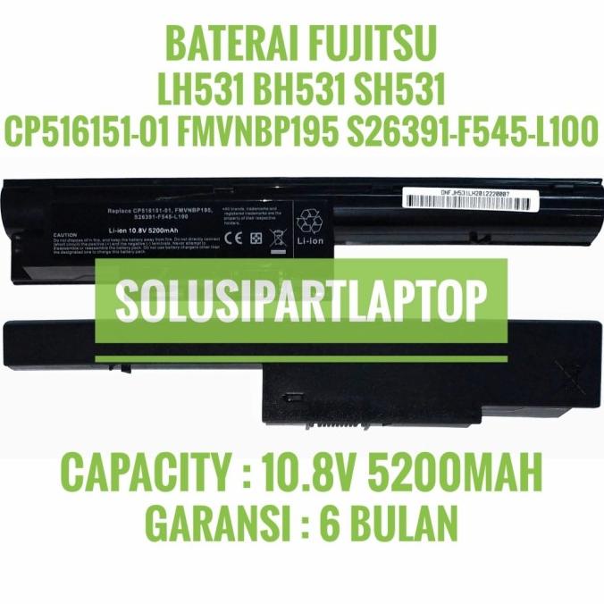 BATERAI FUJITSU LH531 BH531 SH531 BLACK