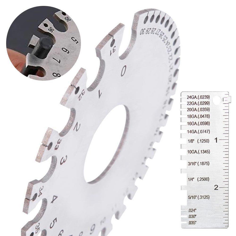 Solighter Thickness Measuring Gauge Alat Ukur Bahan Stainless Steel Untuk Kawat Non ferrous Dan Metal Round Diameter Gage