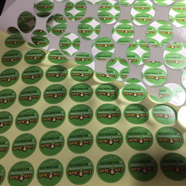

Sticker Emas Vinyl A3